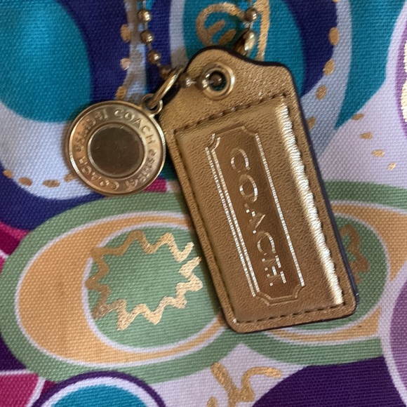 Like New Coach Outlet Colorfull Shoulder Bag - Picture 3 of 5